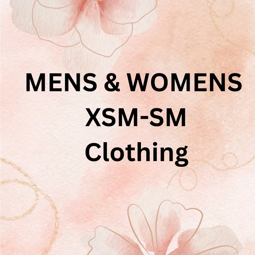MENS & WOMENS XSM-SM Clothing